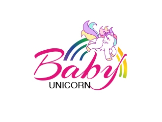 baby unicorn logo design by JackPayne