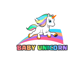 baby unicorn logo design by SmartTaste