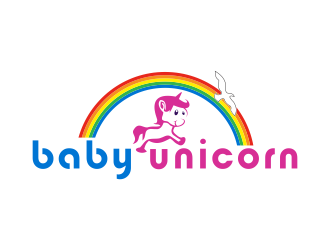 baby unicorn logo design by cahyobragas