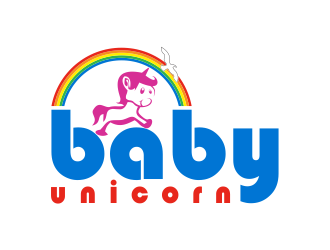 baby unicorn logo design by cahyobragas