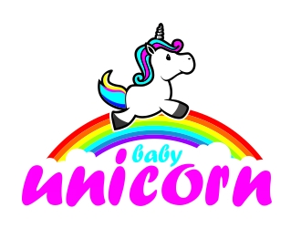 baby unicorn logo design by ruki