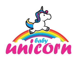 baby unicorn logo design by ruki