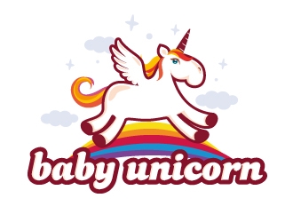 baby unicorn logo design by Aadisign