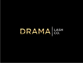 Drama Lash Co. logo design by dewipadi