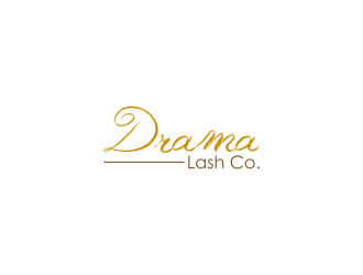 Drama Lash Co. logo design by sitizen