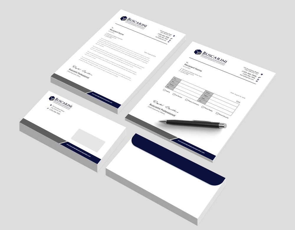 Buscarini Professional Corporation logo design by abss