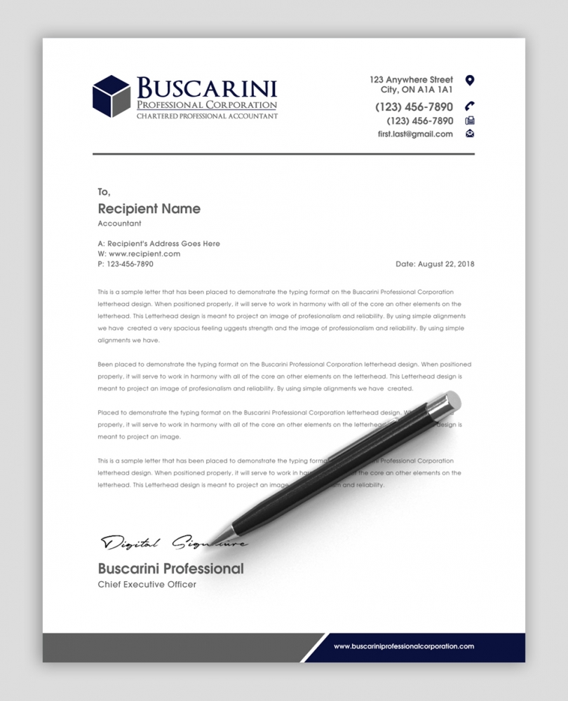 Buscarini Professional Corporation logo design by abss
