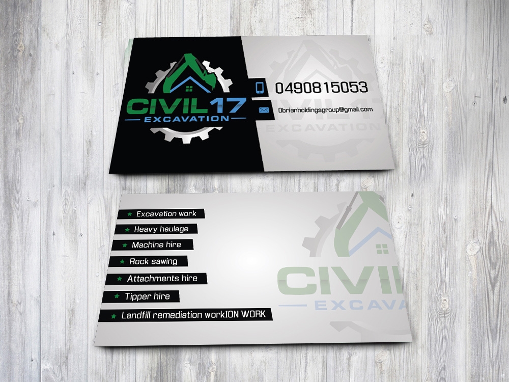 CIVIL 17 logo design by SmartDesigner