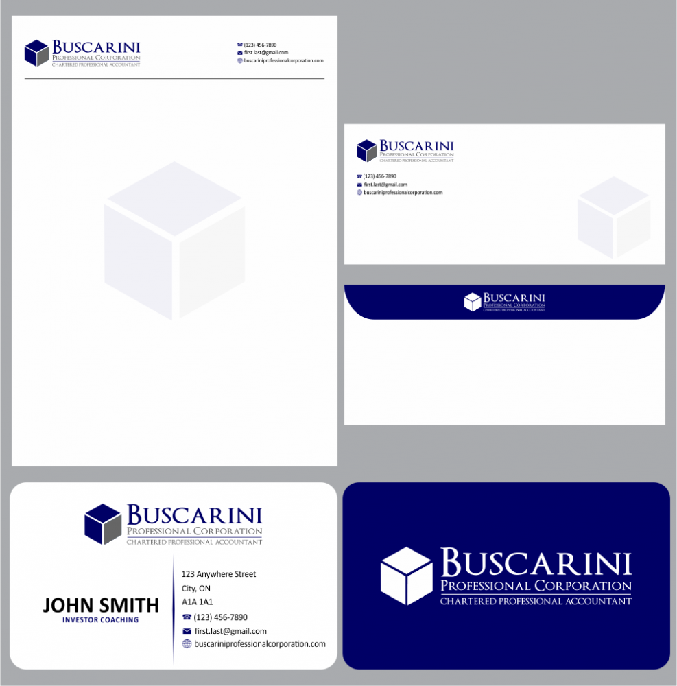 Buscarini Professional Corporation logo design by Al-fath