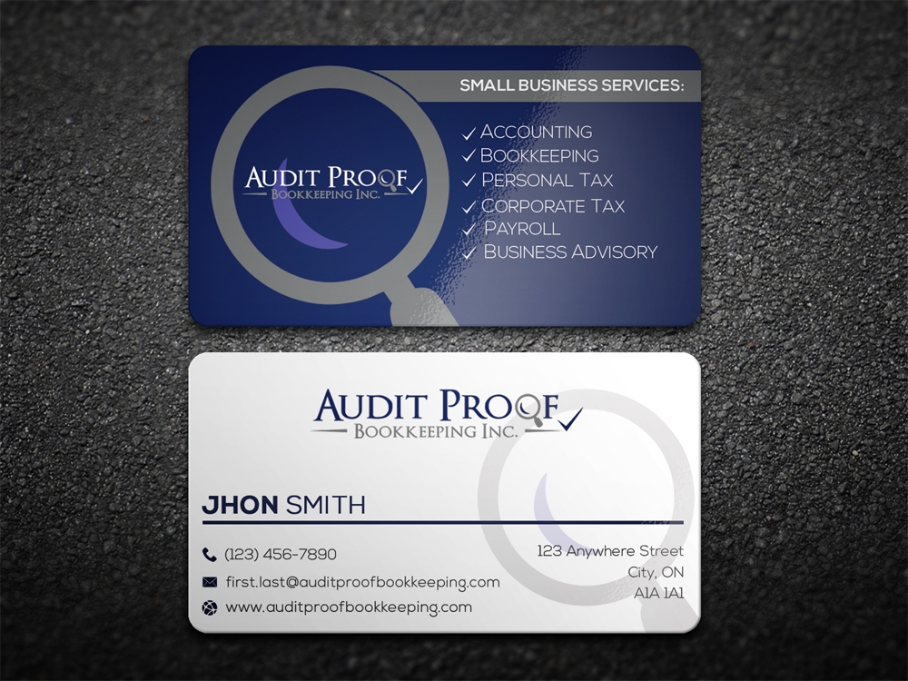 Audit Proof Bookkeeping Inc. logo design by aamir