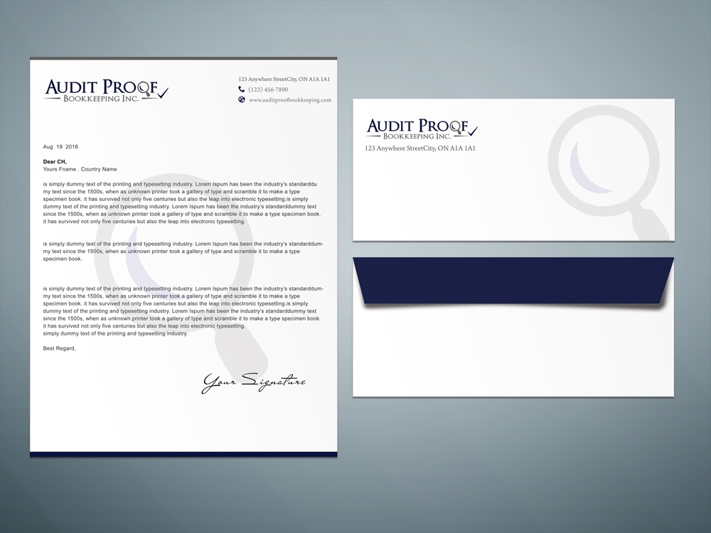 Audit Proof Bookkeeping Inc. logo design by aamir