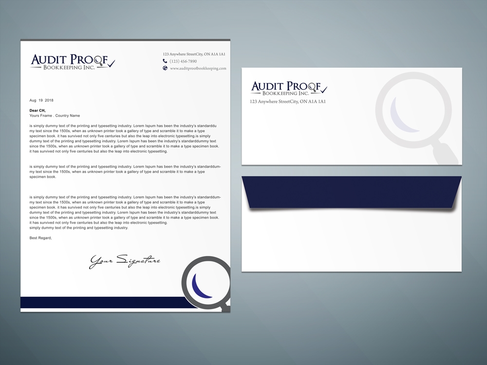 Audit Proof Bookkeeping Inc. logo design by aamir