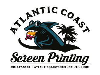 Atlantic Coast Screen Printing logo design by ArniArts