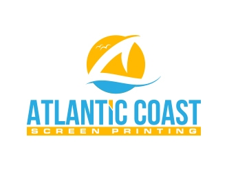 Atlantic Coast Screen Printing logo design by MarkindDesign