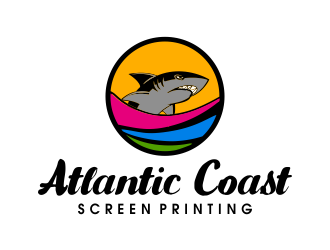 Atlantic Coast Screen Printing logo design by JessicaLopes