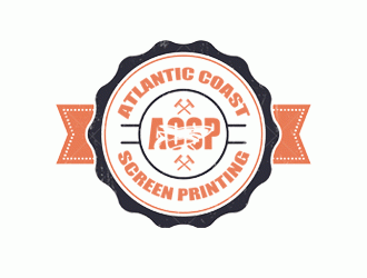 Atlantic Coast Screen Printing logo design by DonyDesign