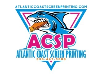 Atlantic Coast Screen Printing logo design by aladi
