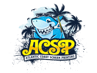 Atlantic Coast Screen Printing logo design by schiena
