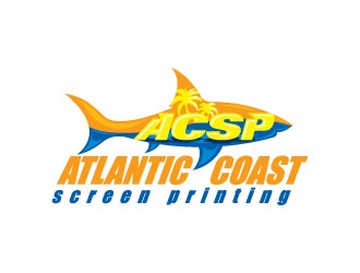 Atlantic Coast Screen Printing logo design by Boomstudioz