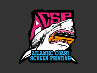 Atlantic Coast Screen Printing logo design by reight