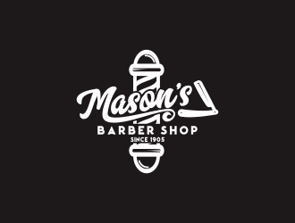 Mason’s Barber Shop  logo design by hatori