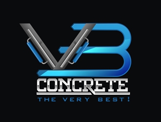 VB Concrete logo design by DreamLogoDesign