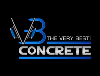 VB Concrete logo design by DreamLogoDesign
