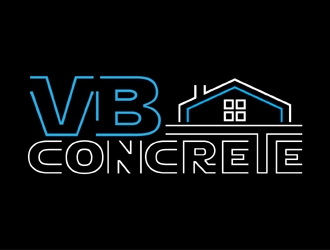 VB Concrete logo design by MAXR