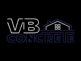 VB Concrete logo design by MAXR
