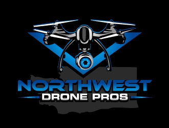 Northwest Drone Pros logo design by Boomstudioz