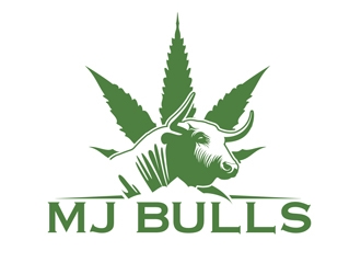 MJ Bulls logo design by DreamLogoDesign