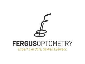 Fergus Optometry logo design by Kewin
