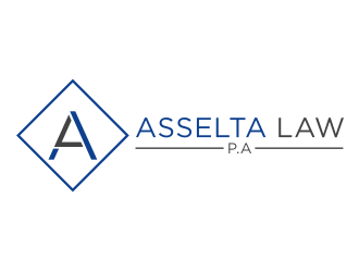 Asselta Law, P.A. logo design by Franky.