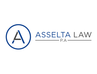 Asselta Law, P.A. logo design by Franky.