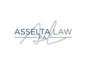 Asselta Law, P.A. logo design by rief