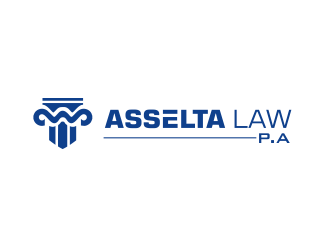 Asselta Law, P.A. logo design by YONK