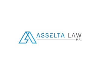 Asselta Law, P.A. logo design by logogeek