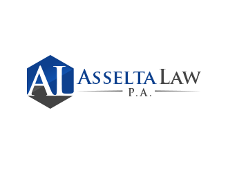 Asselta Law, P.A. logo design by BeDesign