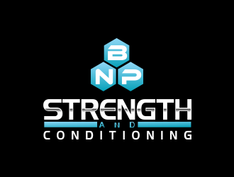 North Broward Prep(or acronym: NBP) Strength and Conditioning logo design by giphone