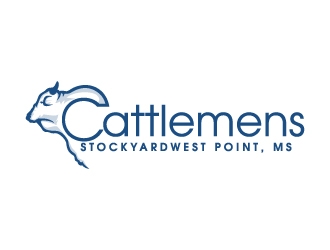 Cattlemens Stockyard     West Point, MS logo design by Aelius