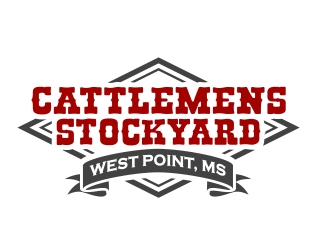 Cattlemens Stockyard     West Point, MS logo design by Mbezz