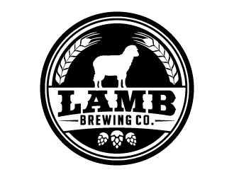 Lamb Brewing Co. logo design by jaize