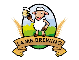 Lamb Brewing Co. logo design by Aadisign