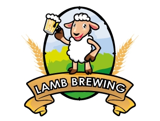 Lamb Brewing Co. logo design by Aadisign