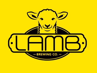 Lamb Brewing Co. logo design by gilkkj
