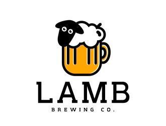 Lamb Brewing Co. logo design by samueljho