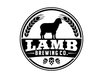 Lamb Brewing Co. logo design by jaize