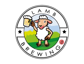Lamb Brewing Co. logo design by Aadisign