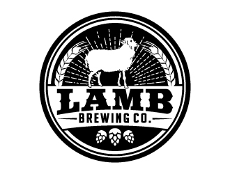 Lamb Brewing Co. logo design by jaize