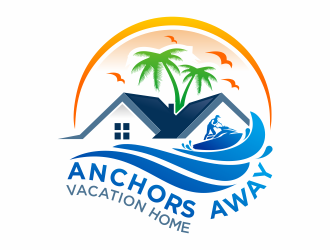 Anchors Away Vacation Home logo design by hidro
